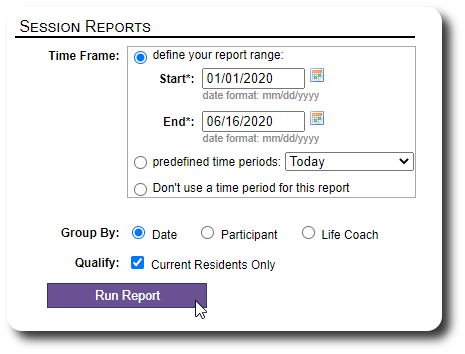 Participant Report